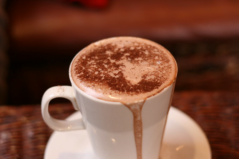 
A close-up photo of a cup of hot chocolate
